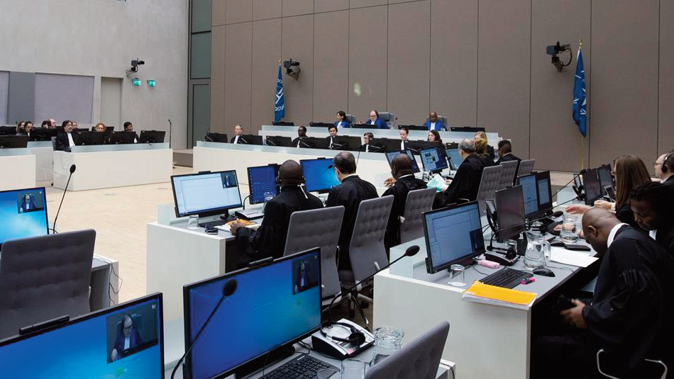Inside the ICC in The Hague photo: Peter Dejong