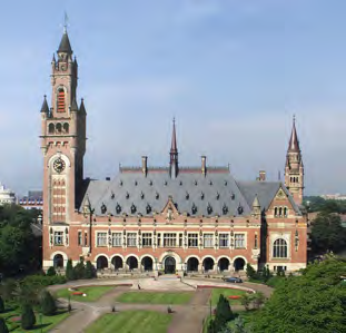 The Peace Palace in The Hague, seat of the International Court of Justice