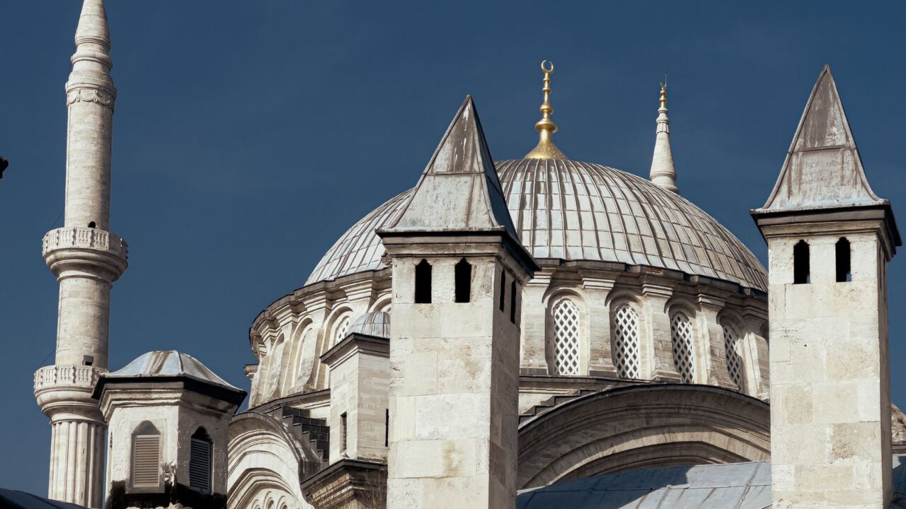 The Blue Mosque and Hagia Sophia in Istanbul, Turkey, showcasing the city's rich history and religious significance.